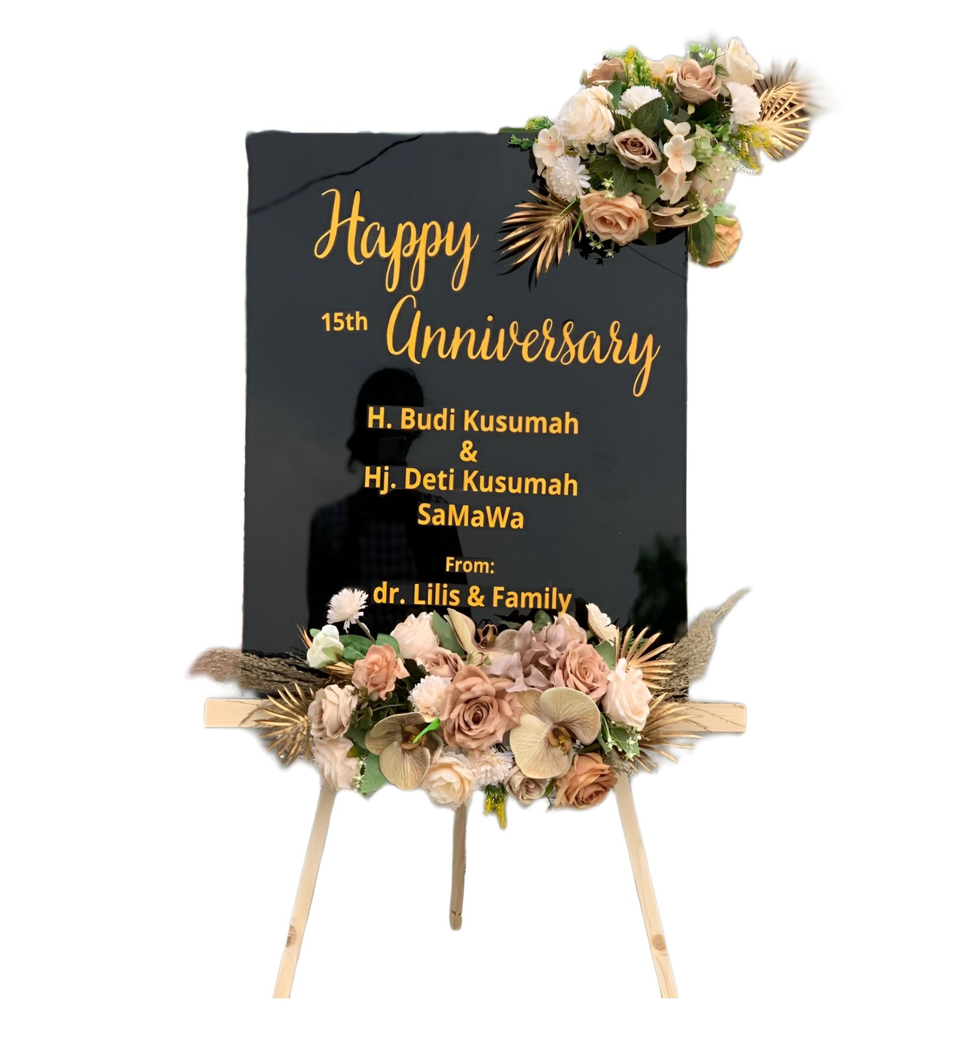 Papan Bunga Akrilik Donggala